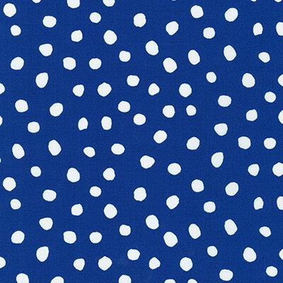 Dot & Stripe Delight - Blue Dot