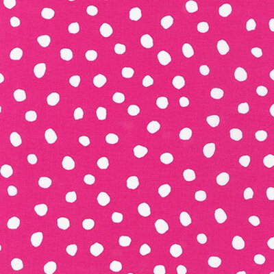 Dot & Stripe Delight - Bright Pink Dot