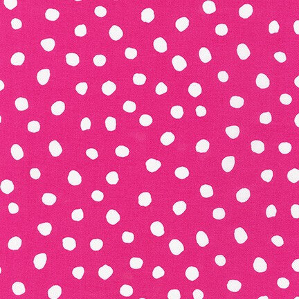 Dot & Stripe Delight - Bright Pink Dot