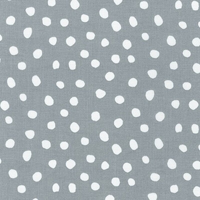 Dot & Stripe Delight - Grey Dot