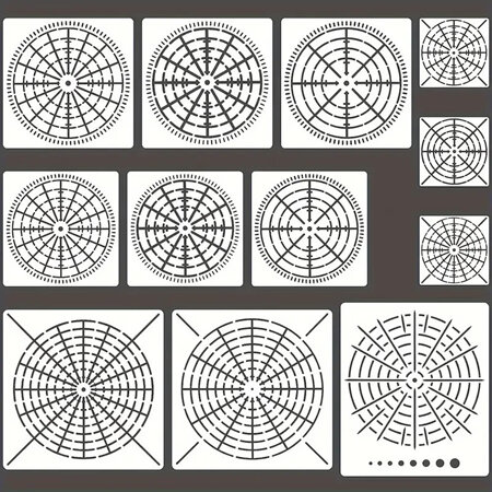 Dotting Stencils - Target Set of 12