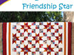 Double Friendship Star Quilt Pattern from Cozy Quilt Designs