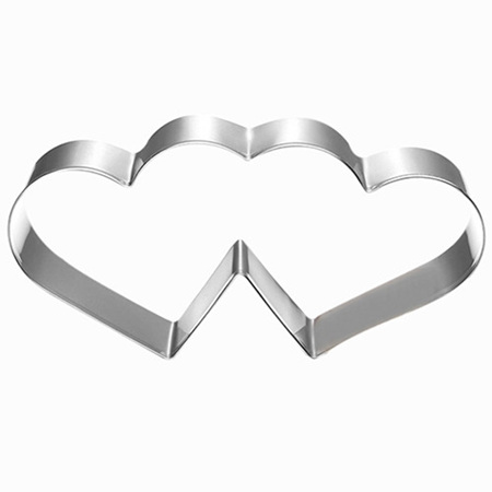 DOUBLE HEART COOKIE CUTTER
