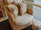 Double mould armchair bloomdesigns waikanae upholstery water hyacinth