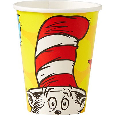Dr. Seuss cups x 8