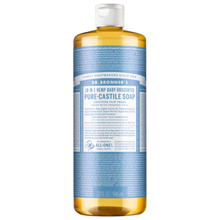 DR BRONNER'S 18IN1 SOAP - BABY UNSCENTED 946ML