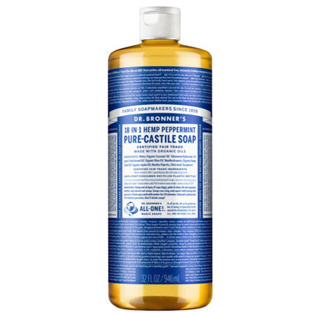 DR BRONNER'S 18IN1 SOAP - PEPPERMINT 946ML