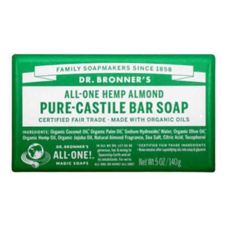 DR BRONNER'S ALL-ONE BAR SOAP - ALMOND