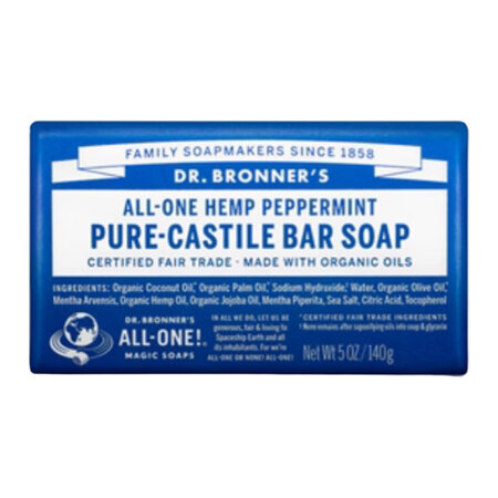DR BRONNER'S ALL-ONE BAR SOAP - PEPPERMINT