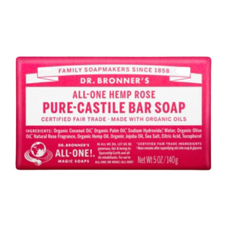 DR BRONNER'S ALL-ONE BAR SOAP - ROSE