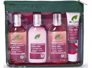 Dr Organic Rose Otto Travel Set  LIMITED OFFER