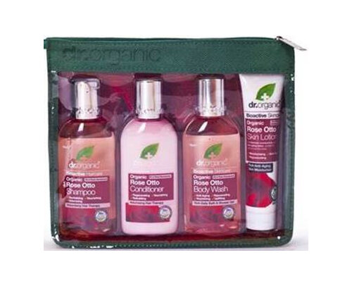 Dr Organic Rose Otto Travel Set  LIMITED OFFER
