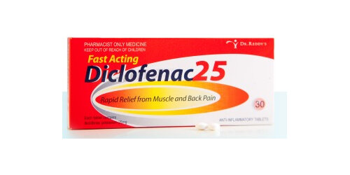 Dr Reddy Diclofenac 25mg OTC 30 tab