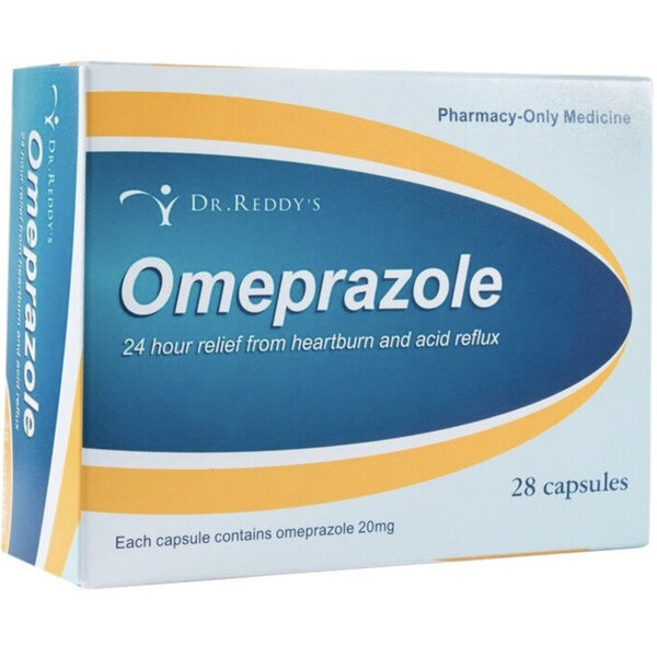 Dr Reddy Omeprazole 20mg 28 Capsules One Month Supply