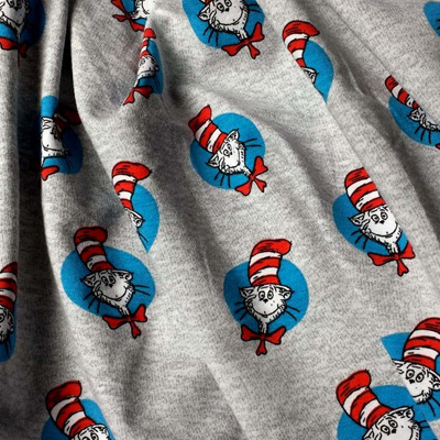Dr Seuss - Cat In The Hat Knit - Grey