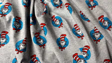 Dr Seuss - Cat In The Hat Knit - Grey