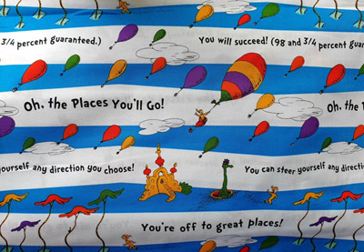 Dr Seuss - Oh The Places You Will Go - Main Stripe