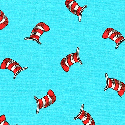 Dr Seuss - The Cat In The Hat - Hat Aqua