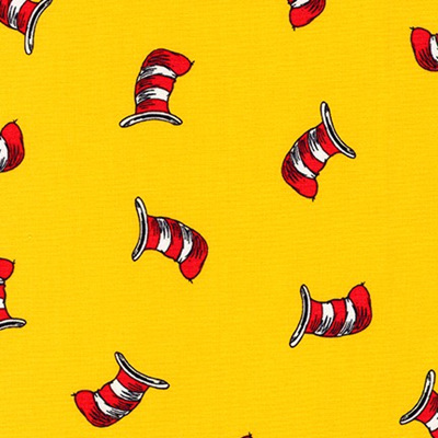 Dr Seuss - The Cat In The Hat - Hat Yellow
