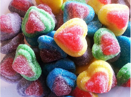 Dragon 2kg sour hearts