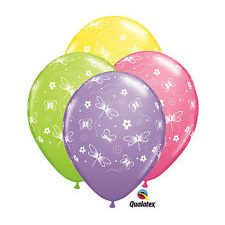 Dragonfly & butterfly balloon x1