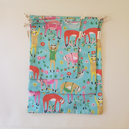Drawstring Bag Sloth 33 x 28 cm