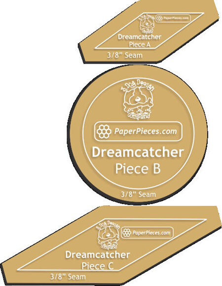 Dreamcatcher Add On Acrylic Templates 3pc