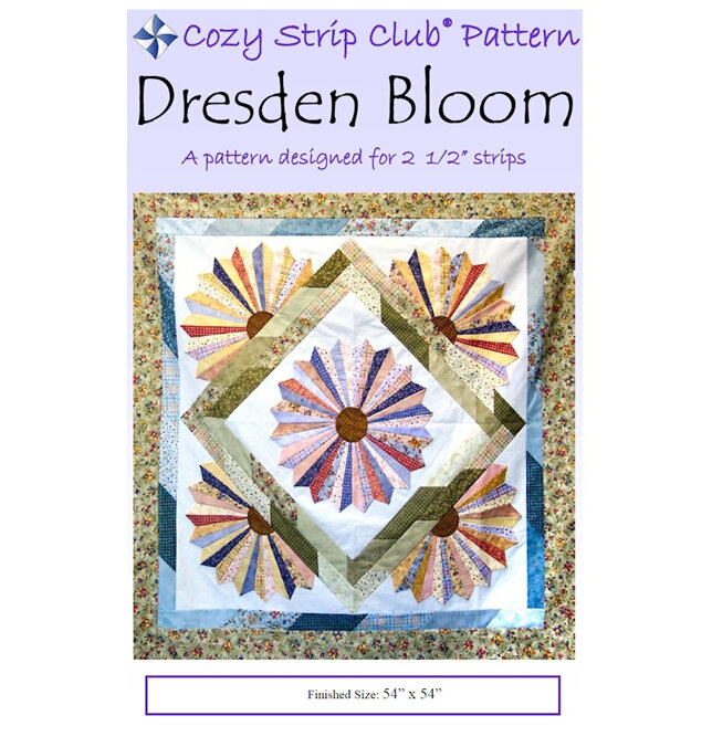 Dresden Bloom Quilt Pattern from Cozy Quilt Designs