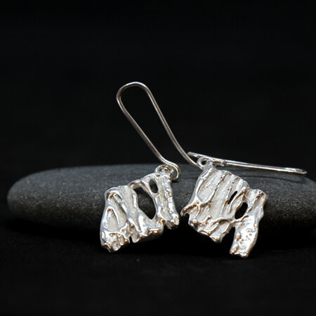 Driftwood Drop Earrings (Rhombus)
