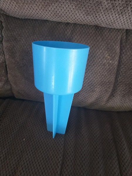 Drink Bottle/Cup Beach Holder - Blue