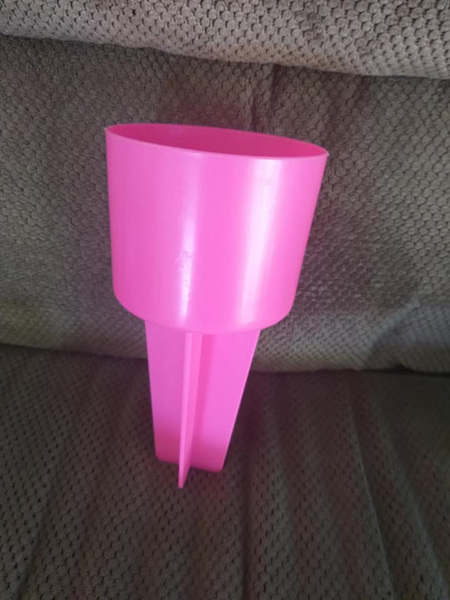 Drink Bottle/Cup Beach Holder - Pink