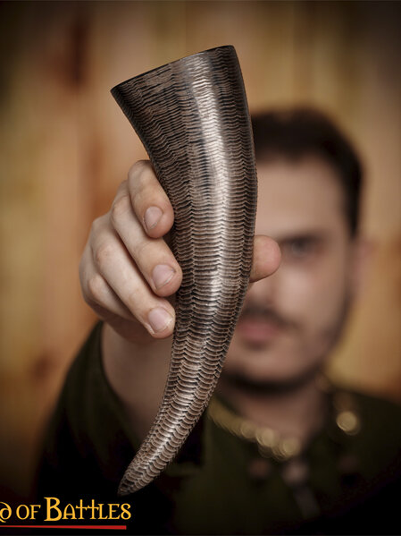 Drinking Horn Type 29 - Small Water Buffalo Drinking Horn