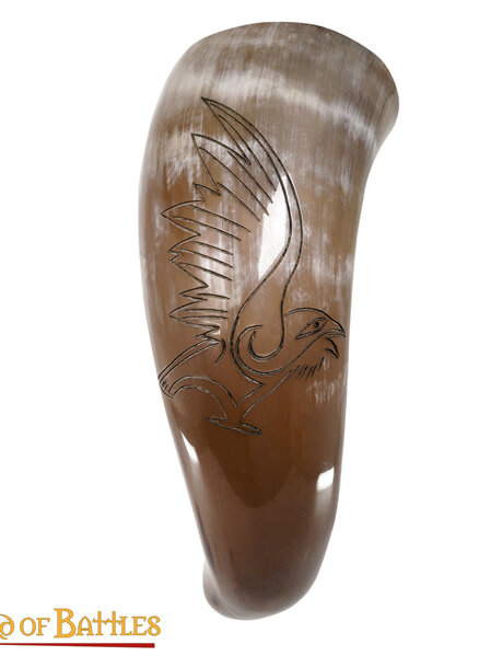 Drinking Horn Type 31 - Engraved Eagle