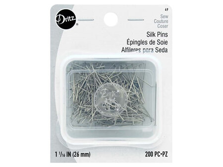 Dritz Silk Pins 200 Pack