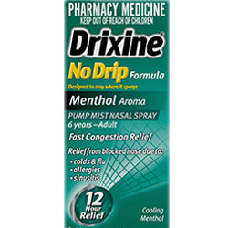 Drixine No Drip Formula Menthol Nasal Spray 15mL