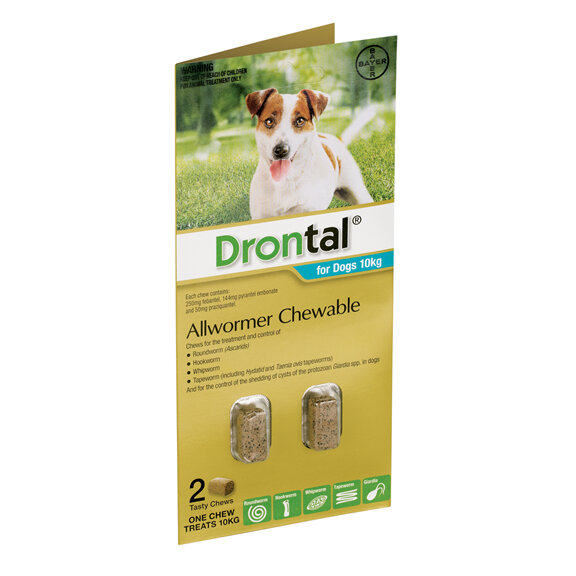 Drontal® Allwormer Chewable for Dogs 10kg or 35kg