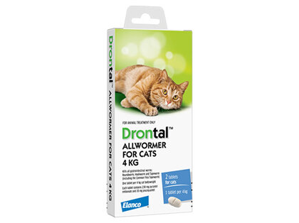 Drontal® Allwormer For Cats 4kg or 6kg