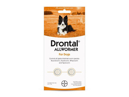 Drontal Dog 10kg Tab 2pk