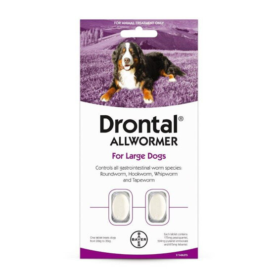 Drontal Dog 35kg Tab 2pk