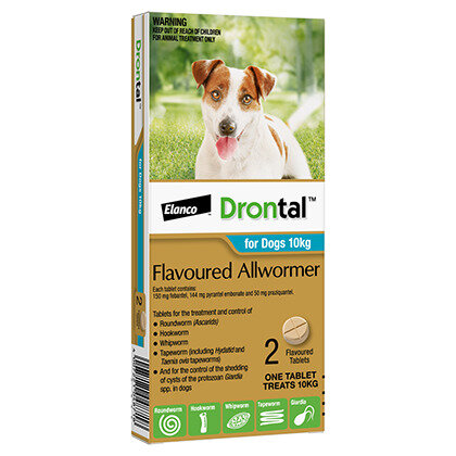 Drontal® Flavoured Allwormer for Dogs 10kg or 35kg