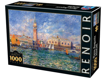 DToys 1000 Piece Jigsaw Puzzle Renoir Doges Palace Venice