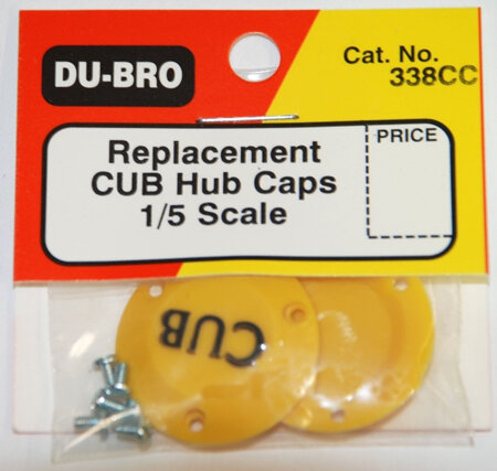 Dubro Cub Hub Caps 1/3 Scale #558CC