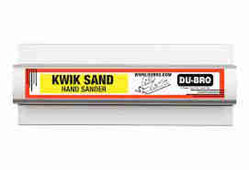 Dubro Kwik Sand, Hand sander (5.5") w/1ea sandpaper (80,150, 220 Grit)