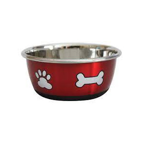 Durapet Stainless Steel Bowl - Red