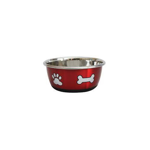 Durapet Stainless Steel Bowl - Red