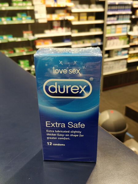 DUREX Extra Safe no spermic 12pk
