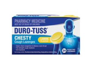 DURO-TUSS Chest Cough Lemon Lozenges 24