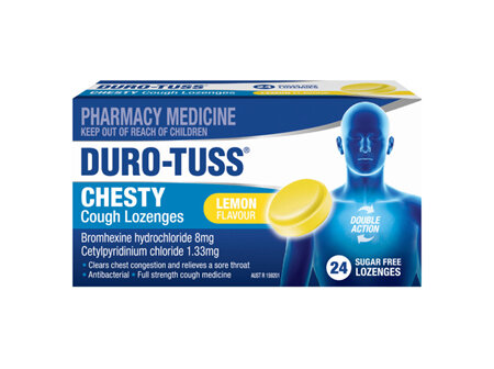 Duro-Tuss Chesty Cough Loz Lemon 24s