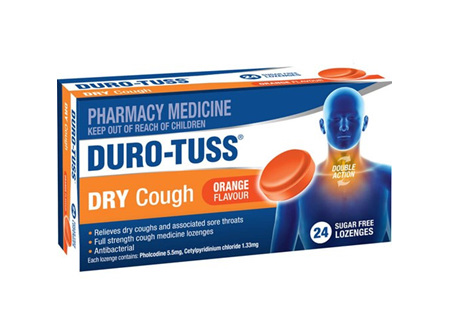 Duro-Tuss Dry Cough Sugar Free Lozenges Orange 24