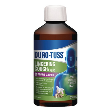 Duro-Tuss Lingering Cough Liquid + Immune Support 350mL